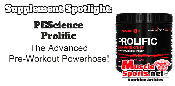 Supplement Spotlight: PEScience Prolific